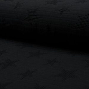 פיקה בטקסטורה כוכבים שחור